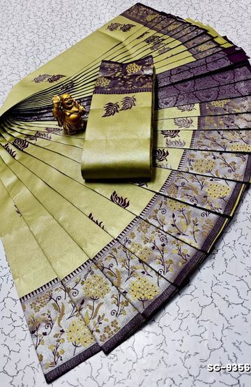 SOFT SILK FANCY BEST QUALITY SILK THENMATHI SAREES - ONIYAN PINK