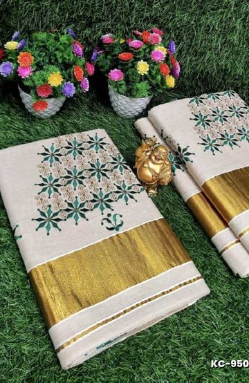 PURE COTTON SAREES SUMMER SPECIAL COLLECTION - PESTA GREEN