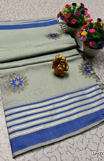 PURE COTTON SAREES SUMMER SPECIAL COLLECTION - PESTA GREEN