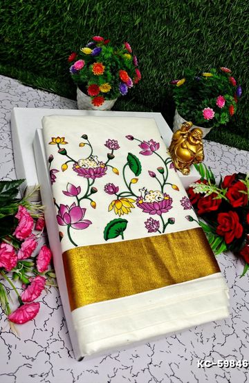 BRIDAL SILK GOLD SILVAR AND COPPER ZARI WEAVE AND WEDDING ART SILK SAREES - RED