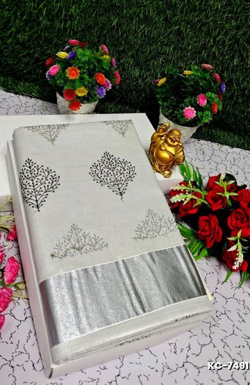 BRIDAL SILK GOLD SILVAR AND COPPER ZARI WEAVE AND WEDDING ART SILK SAREES - RED (1)