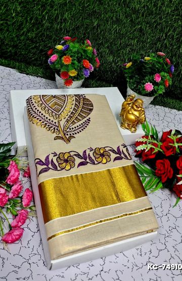 Dailywear cotton sarees all over body flower designpattern design premium look lightweight comfortable wear - WINE COLOUR
