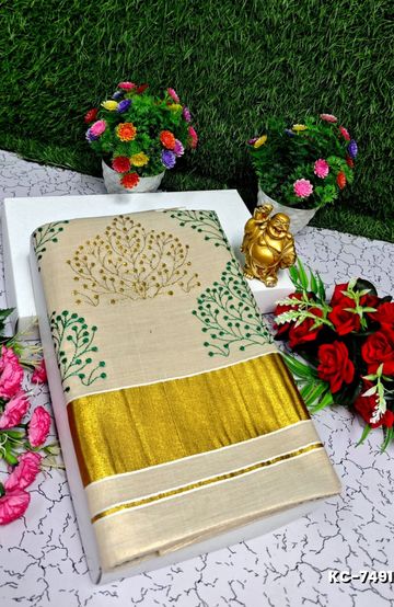 Dailywear cotton sarees premium look lightweight comfortable wear - REXONA