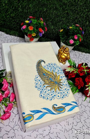 Kubera borderless elite bridal rapier fancy light weight silk type sarees function wear - AS COLOR (2)