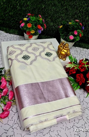 Dailywear cotton sarees premium look lightweight comfortable wear - WINE COLOUR (6)