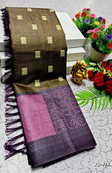 Banaras with our banarasi cotton fabric — a beautiful fusion of classic artistry and breathable comfort wear saree - FLORAISON GREEN (2)