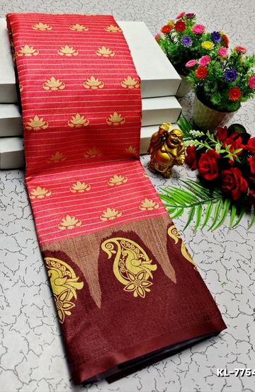 Banaras with our banarasi cotton fabric a beautiful fusion of classic artistry and breathable comfort wear saree - BEIGE COLOUR