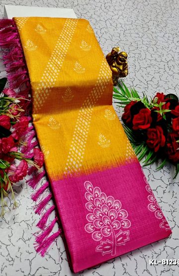 Soft Net Saree with Shimmering Weave and Designer Work Blouse - LIGHT GREEN SHADE (1)