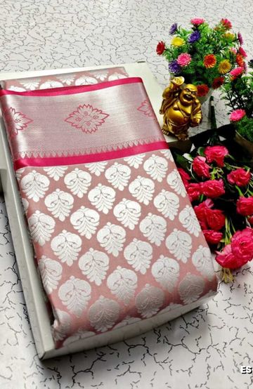 DIGITAL EMBROIDERY PRINTING COTTON SAREES - CREAM (2)