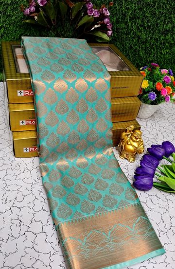 ELITE BRIDAL PICK &PICK SILK SAREES AND WEDDING ART SILK SAREES - LIGHT GREEN SHADE (1)