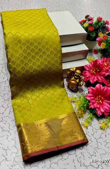 Soft Net Saree with Shimmering Weave and Designer Digital Print Blouse - AS COLOR