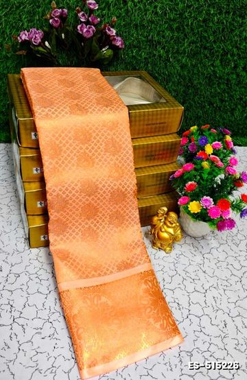 ELITE BRIDAL PICK &PICK SILK SAREES AND WEDDING ART SILK SAREES - ORANGE N (3)