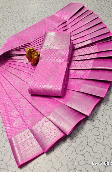 ELITE BRIDAL PICK &PICK SILK SAREES AND WEDDING ART SILK SAREES - PINK (5)