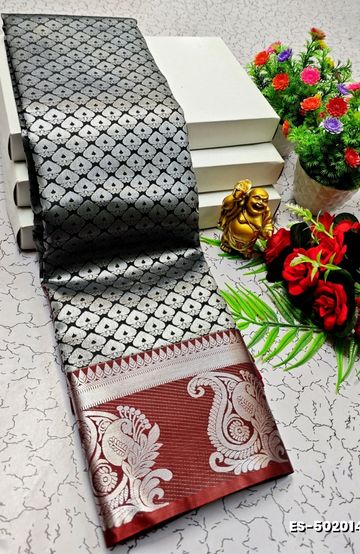 GEORGETTE FANCY SOFT SILK SAREES WITH BLOUSE MODERN FANCY ITEM SAREES - AS COLOR (6)