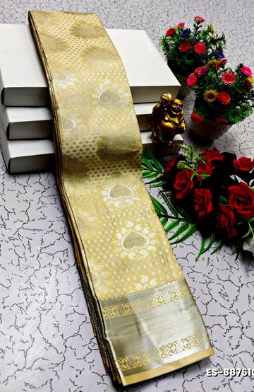 Bridal silk gold silvar and copper zari weave and wedding art silk suba muhurtha pattu sarees - WINE COLOUR (1)