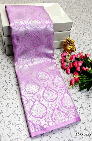 VAALAINAAR (VAZHAI) PATTU SOFT SILK SAREES FUNCTION AND FESTIVALS PERPECT WEAR - PEACH (1)