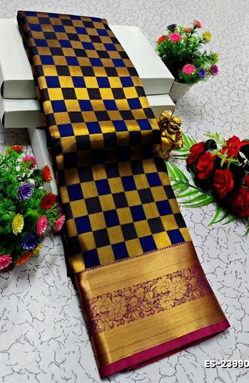 Elegant Silk Dhoti Shirt & Saree Couple Combo coordinated look for special occasions - REXONA (2)