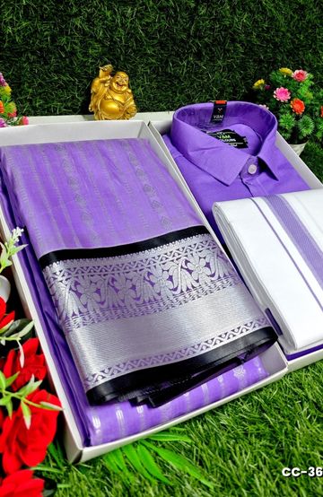 Designer Multi-Color Floral Print Blouse Fabric - ICE BLUE