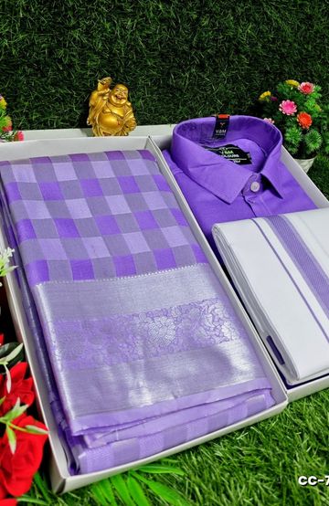 BRIDAL SILK GOLD SILVAR AND COPPER ZARI WEAVE AND WEDDING ART SILK SAREES - ORANGE N (10)