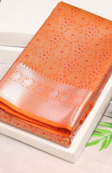 Dailywear cotton sarees premium look lightweight comfortable wear - CHOCOLATE COLOR (1)