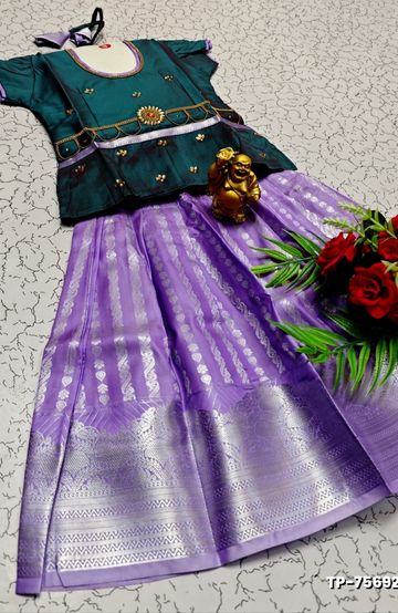 ELITE BRIDAL PICK &PICK SILK SAREES AND WEDDING ART SILK SAREES - BLUE SHADE (1)