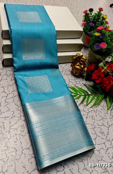 Beauty checked soft silk rich look design soft material function and party wear - MERUN