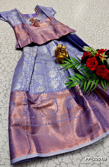 Elegant Floral Dola Silk Saree with Zari Border - CREAM (1)