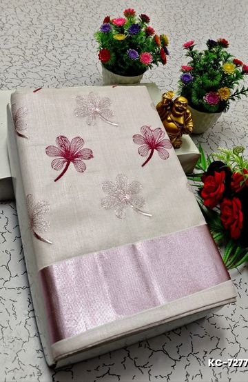 FANCY SILVAR ZARI PLAIN  SOFT SILK SAREES - YELLOW COLOR