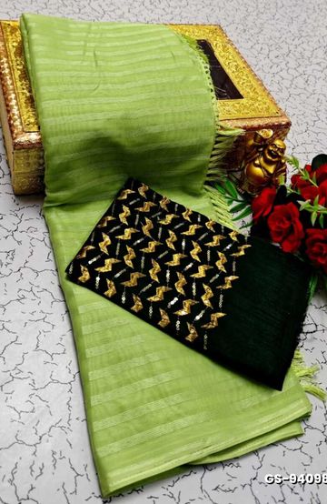 Designer Multi-Color Floral Print Blouse Fabric - PINK