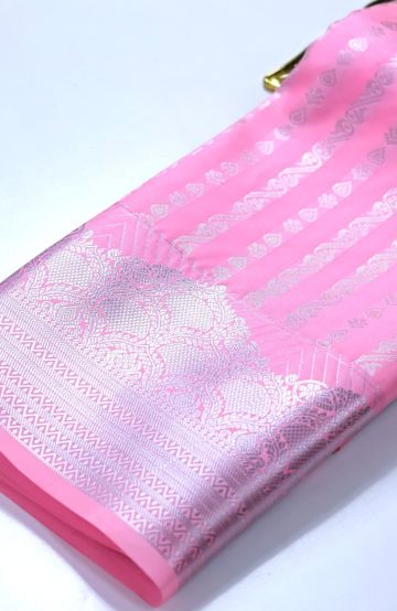 ELITE BRIDAL PICK &PICK SILK SAREES AND WEDDING ART SILK SAREES - LIGHT PINK (3)