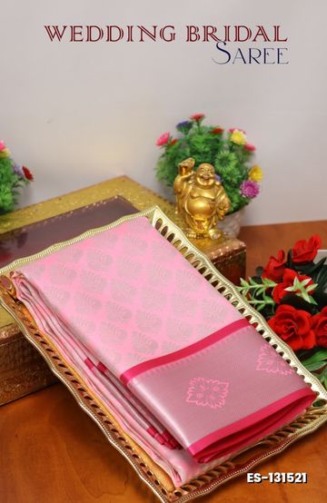 ELITE BRIDAL PICK &PICK SILK SAREES AND WEDDING ART SILK SAREES - BABY PINK (8)