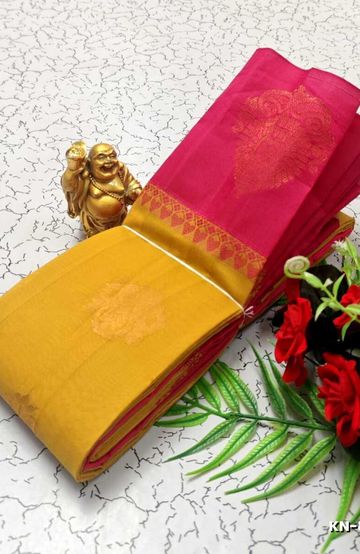 Korvai kotanji Trendy & Fancy bhutta and 2/100 Silk Cotton Sarees Function wear - VENTHAYA COLOUR