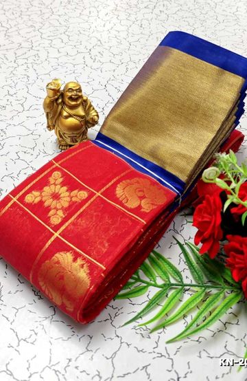 Korvai kotanji Trendy & Fancy bhutta and 2/100 Silk Cotton Sarees Function wear - LIGHT PINK (5)