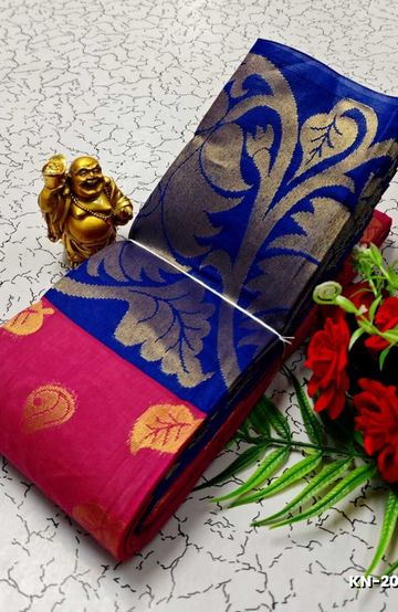 Korvai kotanji Trendy & Fancy bhutta and 2/100 Silk Cotton Sarees Function wear - VADAMALLI (2)