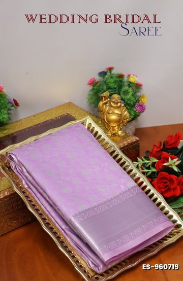 BRIDAL SILK GOLD SILVAR AND COPPER ZARI WEAVE AND WEDDING ART SILK SAREES - LEVENDOR (5)