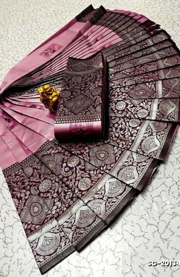 Digital printing dola silk cotton sarees - IVORY COLOUR