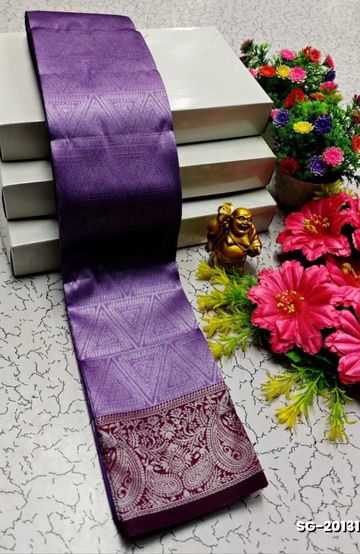 TRENDING KERALA SPECIAL FULL WORK EMBOSSED DIGITAL PRINTING TISSUE SAREE COLLECTIONS - GOLD (21)