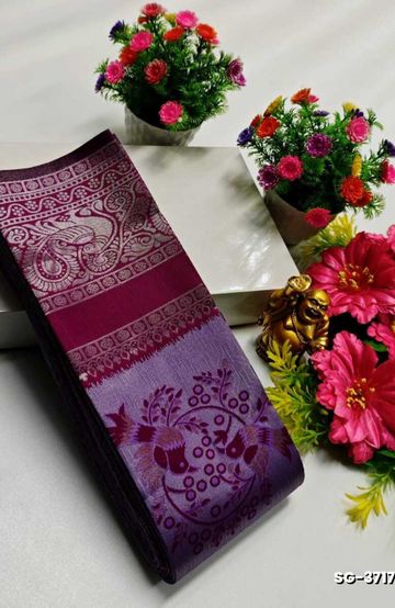 Samuthrika / Vasthrakala Bridal Silk Saree Wedding Saree - EMERALD COLOUR (2)