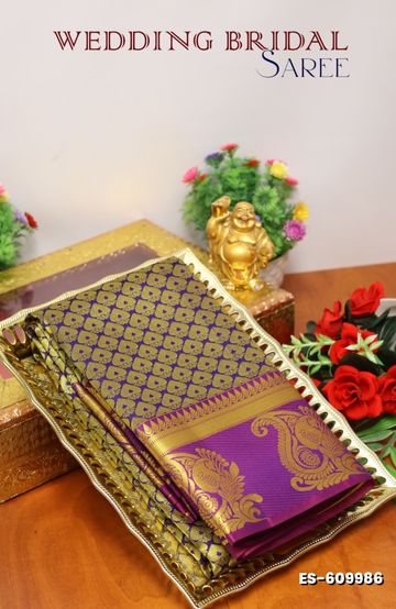 ELITE BRIDAL PICK &PICK SILK SAREES AND WEDDING ART SILK SAREES - R BLUE (4)