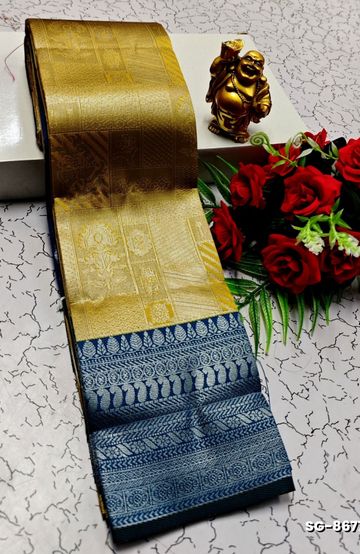 Digital printing dola silk cotton sarees - PESTA GREEN (1)