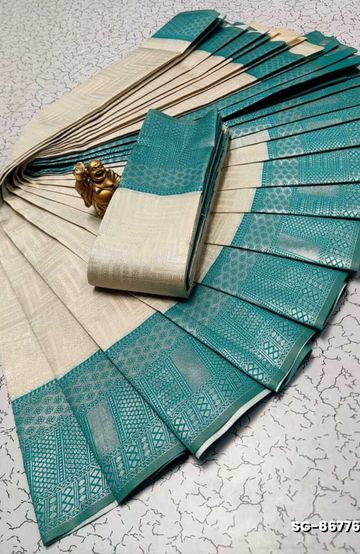 Dailywear cotton sarees all over body flower designpattern design premium look lightweight comfortable wear - BRONCE COLOUR (1)