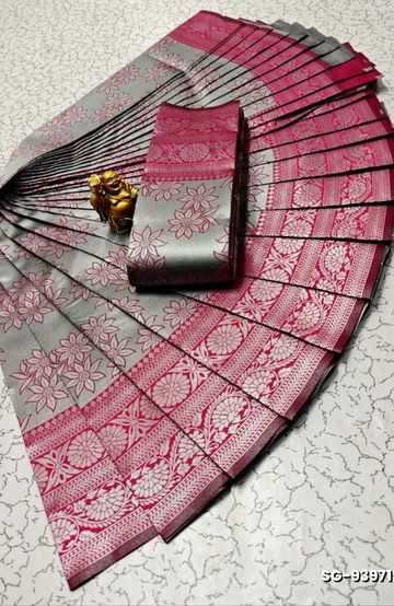 Dailywear cotton sarees premium look lightweight comfortable wear - PEACOCK GREEN (1)