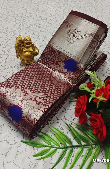 PURE COTTON SAREES SUMMER SPECIAL COLLECTION - LIGHT SKY BLUE (2)