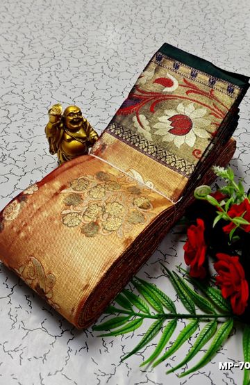 Designer Multi-Color Floral Print Blouse Fabric - PINK