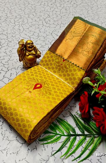 Celestial grace: space silk saree  modern fancy item sarees - BLUE COLOUR (1)