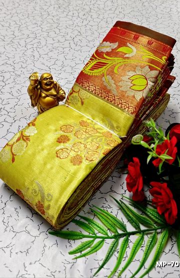 FESTIVAL AND FUNCTION WEAR TRADITIONAL KIDS PATTU PAVADAI STONE WORK DESIGN - CORAL COLOUR (4)