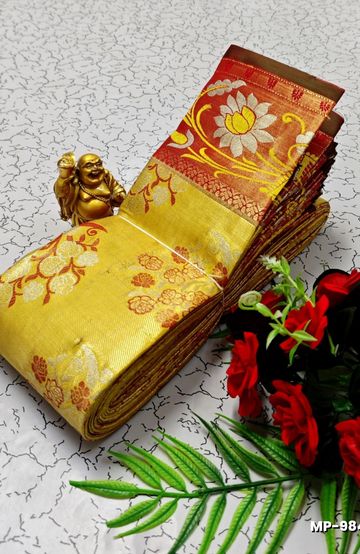 ELITE BRIDAL PICK &PICK SILK SAREES AND WEDDING ART SILK SAREES - PEACOCK BLUE
