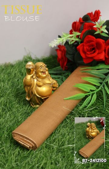 GEORGETTE FANCY SOFT SILK SAREES WITH BLOUSE MODERN FANCY  SAREES - LIGHT ORANGE