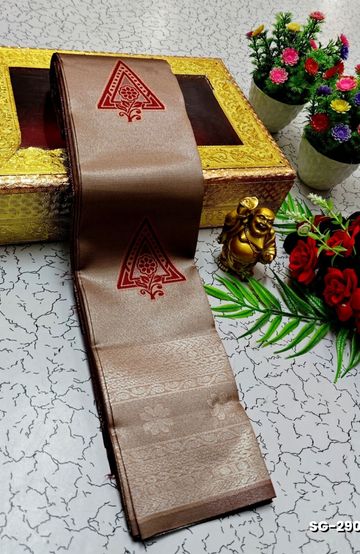 ELITE BRIDAL PICK &PICK SILK SAREES AND WEDDING ART SILK SAREES - CREAM COLOR (2)