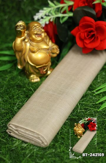 Luxurious heavy work blouse fabric with floral goldwork jaal border - REXONA (6)